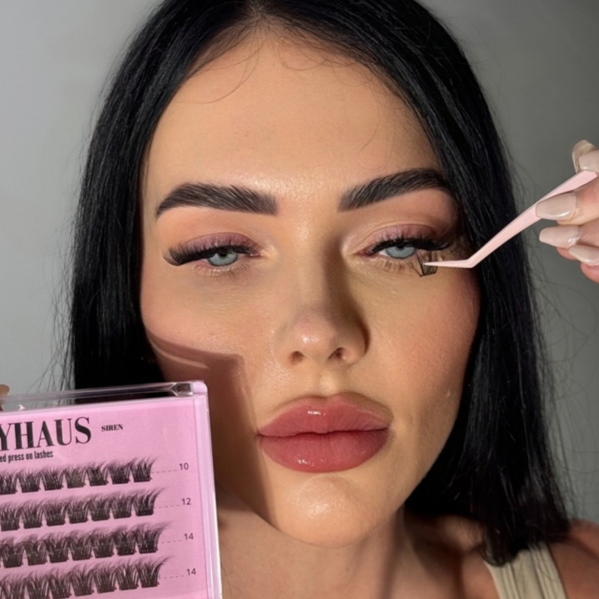 Envyhaus pre glued press on lash clusters australia lash cluster tweezer