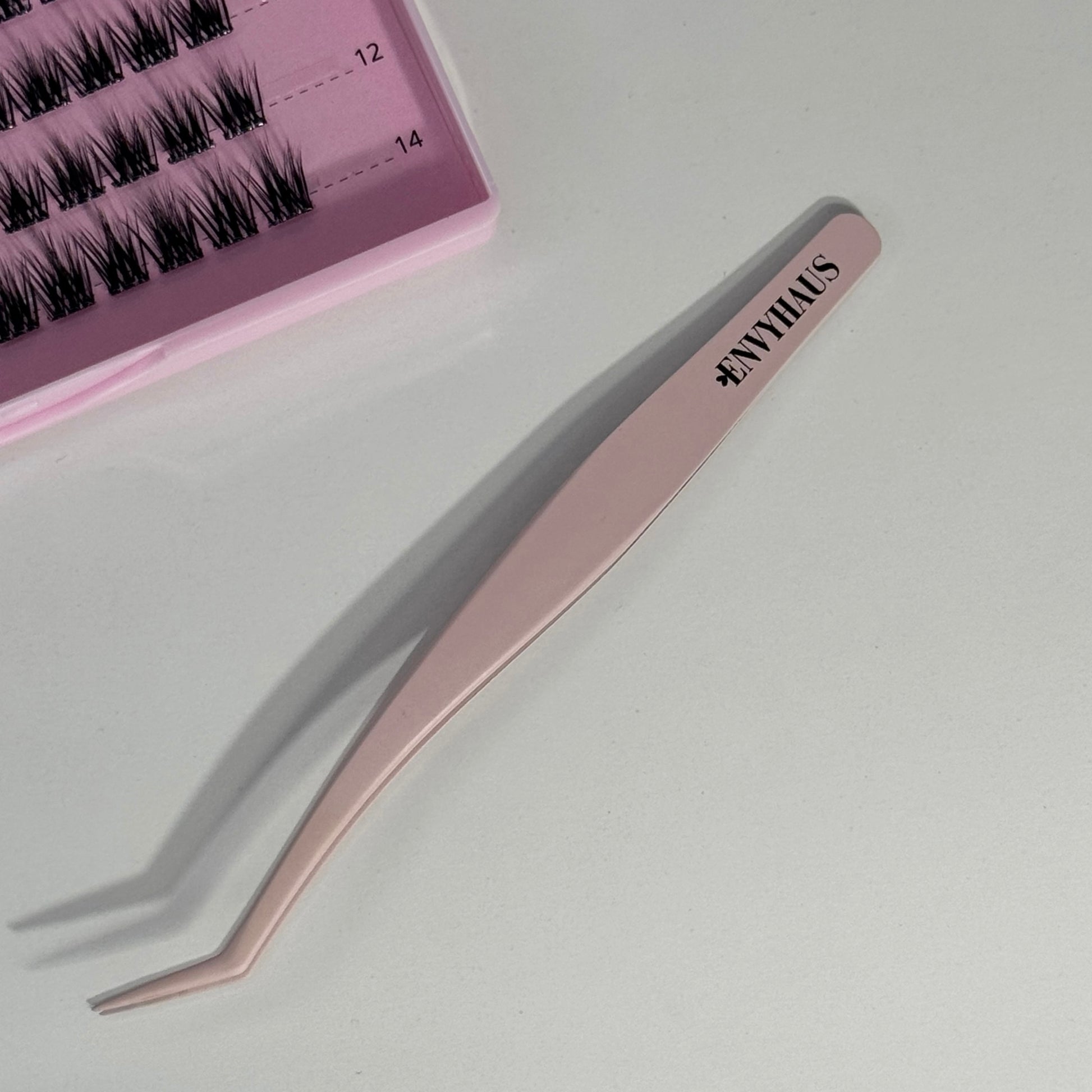 Envyhaus pre glued press on lash clusters australia lash cluster tweezer