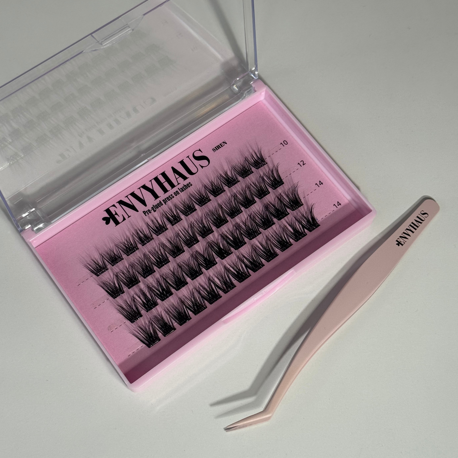 Envyhaus pre glued press on lash clusters australia